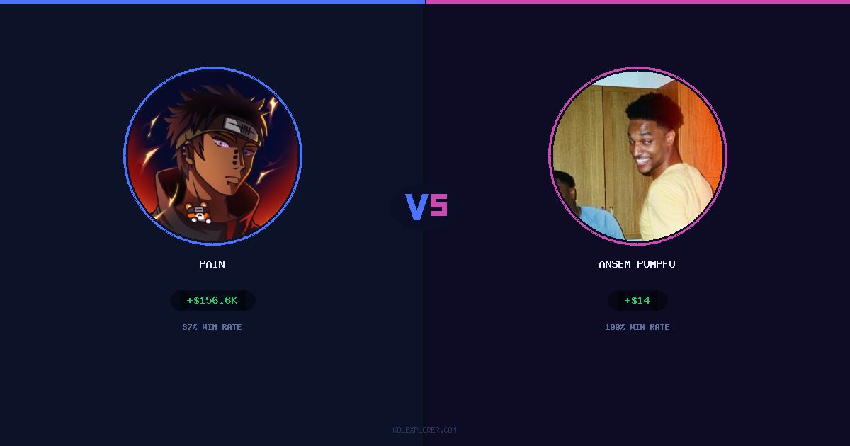 Pain vs Ansem Pumpfun preview