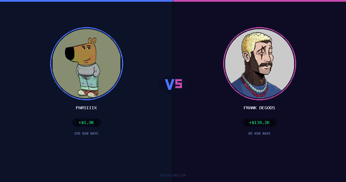 Parsiiix vs Frank degods preview