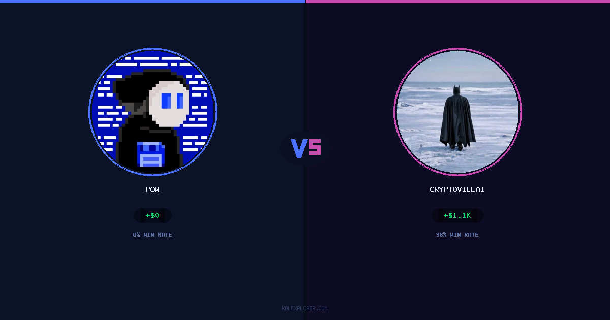 Pow vs Cryptovillain26 preview
