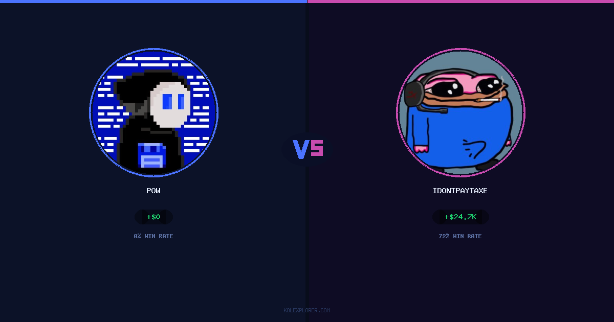 Pow vs IdontPayTaxes preview
