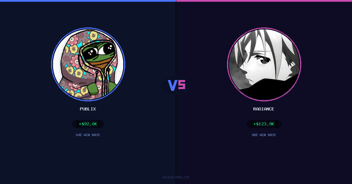 Publix vs Radiance preview