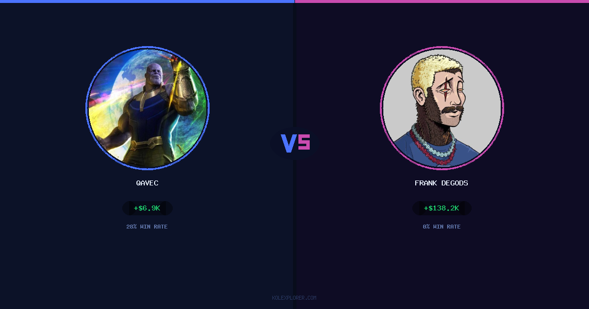 Qavec vs Frank degods preview
