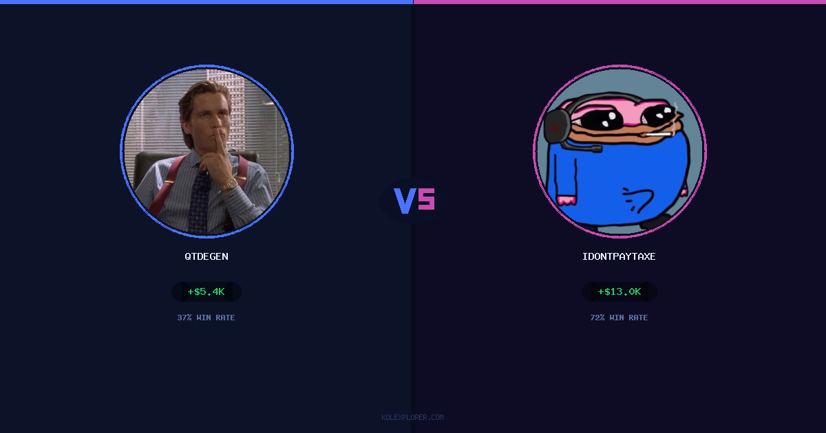 QTDEGEN vs IdontPayTaxes preview