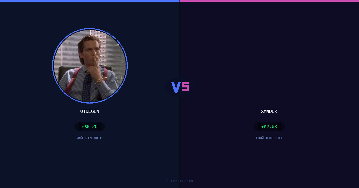 QTDEGEN vs Xander preview