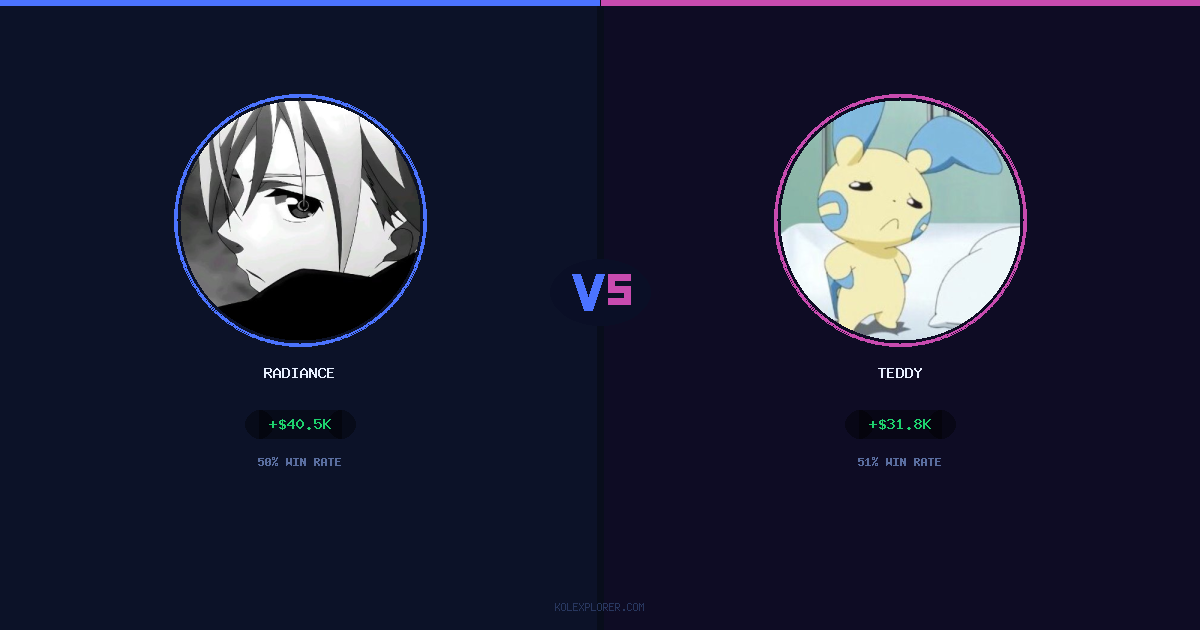 Radiance vs Teddy preview