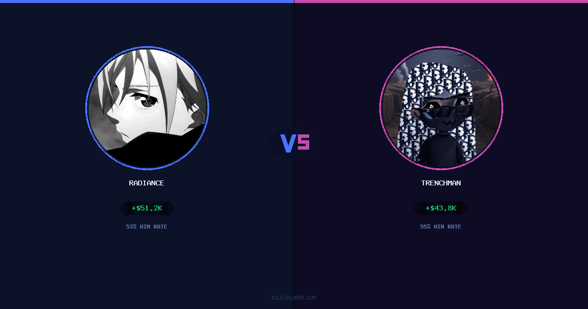 Radiance vs Trenchman preview