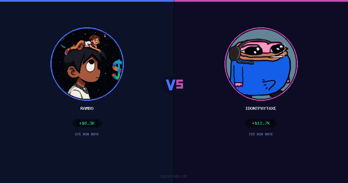 Rambo vs IdontPayTaxes preview