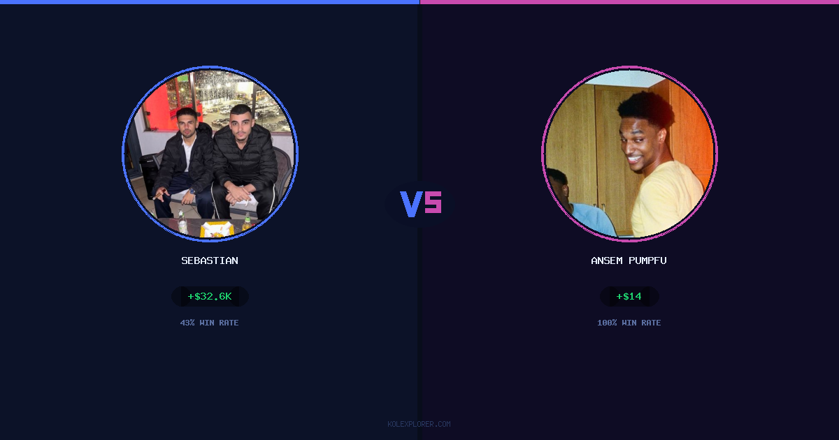Sebastian vs Ansem Pumpfun preview