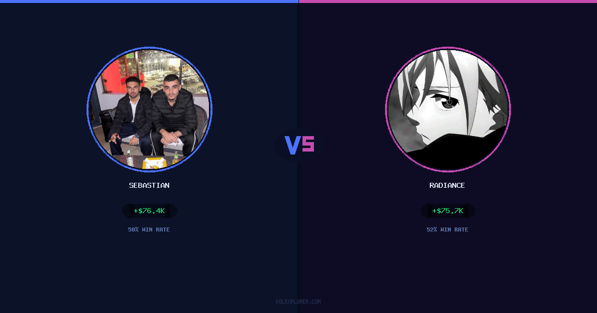 Sebastian vs Radiance preview