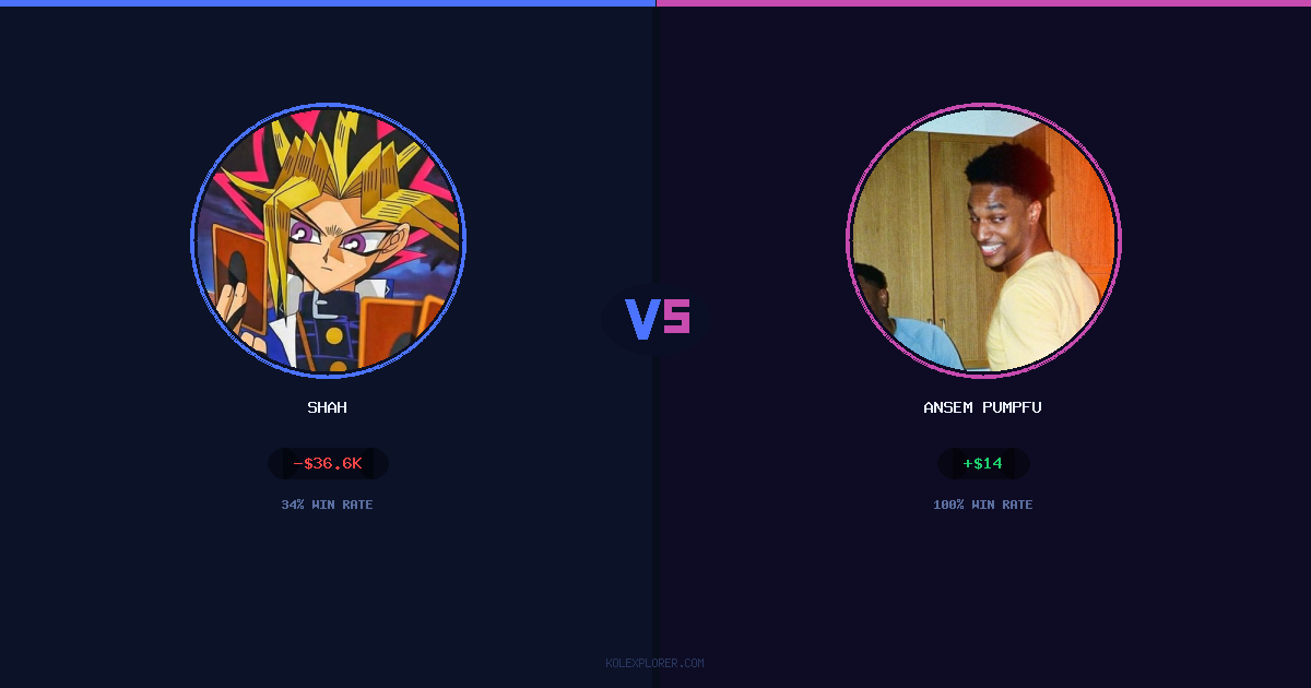 Shah vs Ansem Pumpfun preview