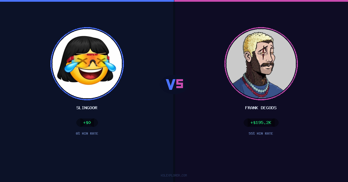 Slingoor vs Frank degods preview