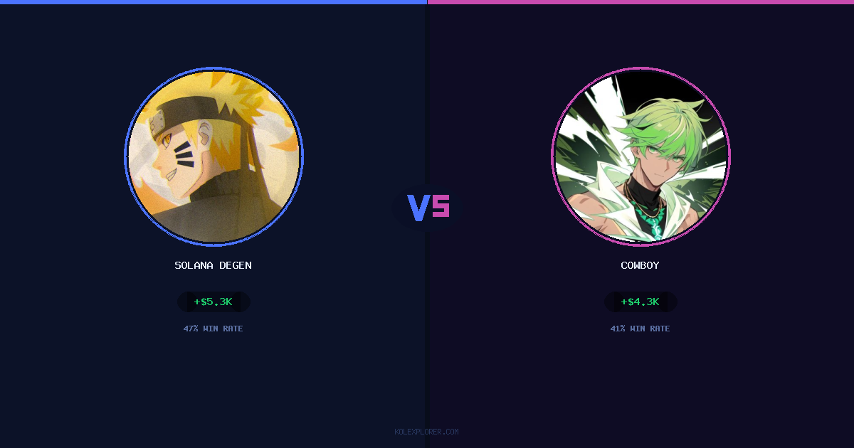 Solana degen vs Cowboy preview