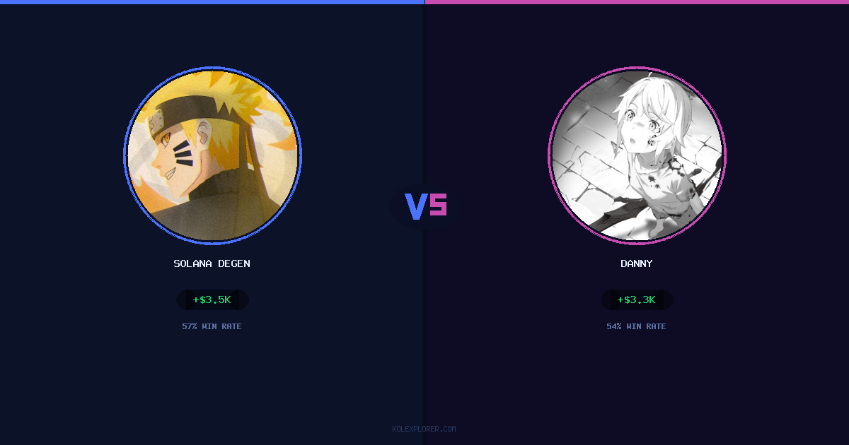 Solana degen vs Danny preview