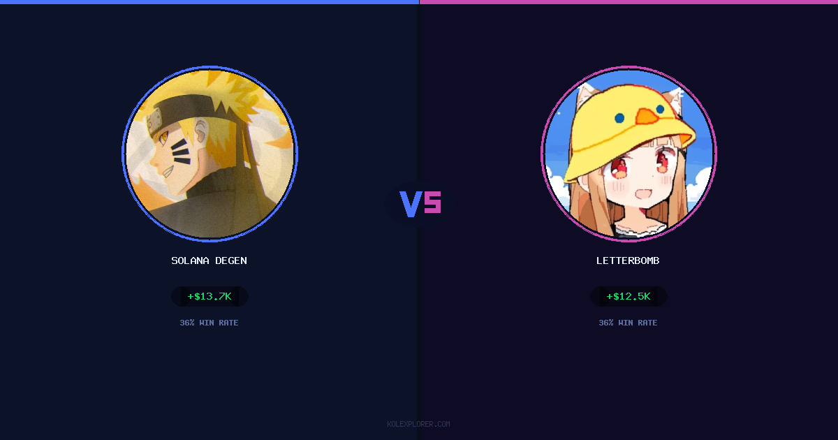 Solana degen vs Letterbomb preview
