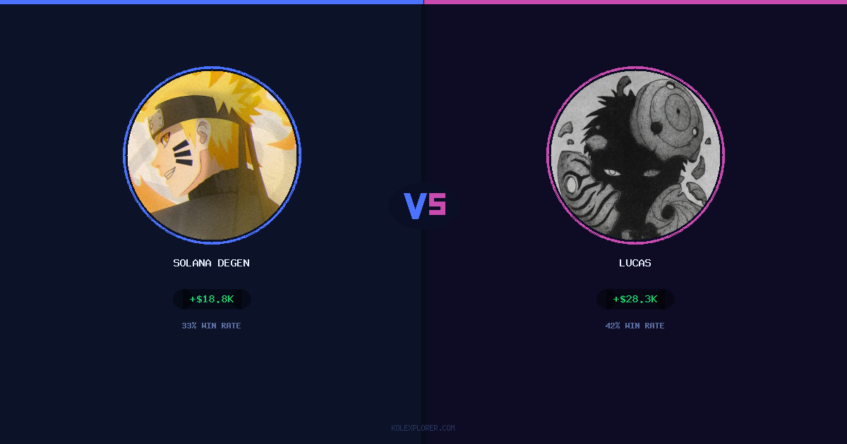 Solana degen vs Lucas preview