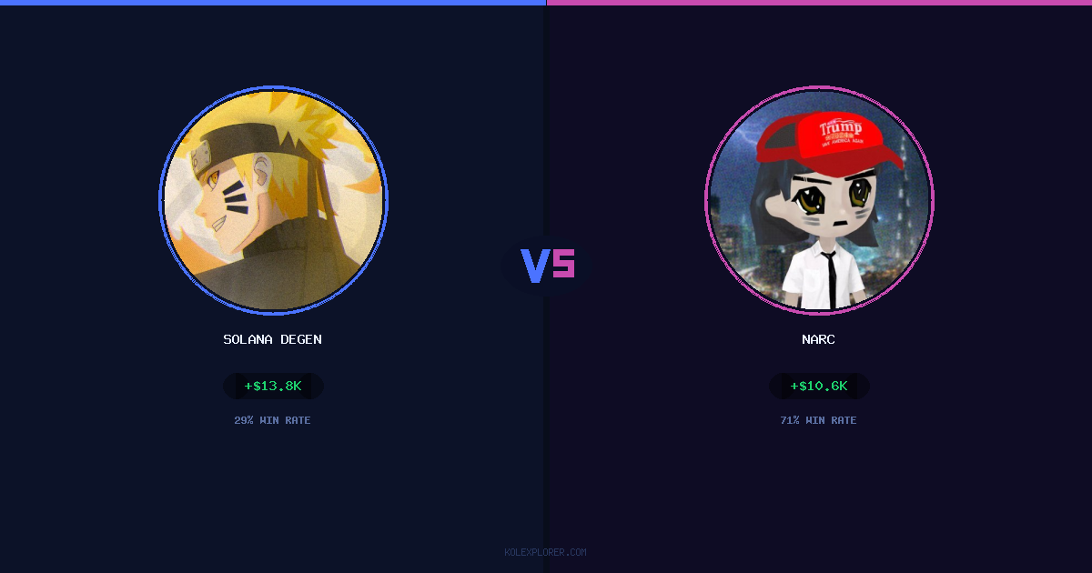 Solana degen vs Narc preview