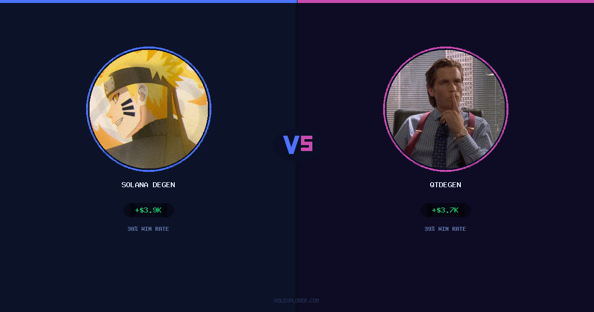 Solana degen vs QTDEGEN preview
