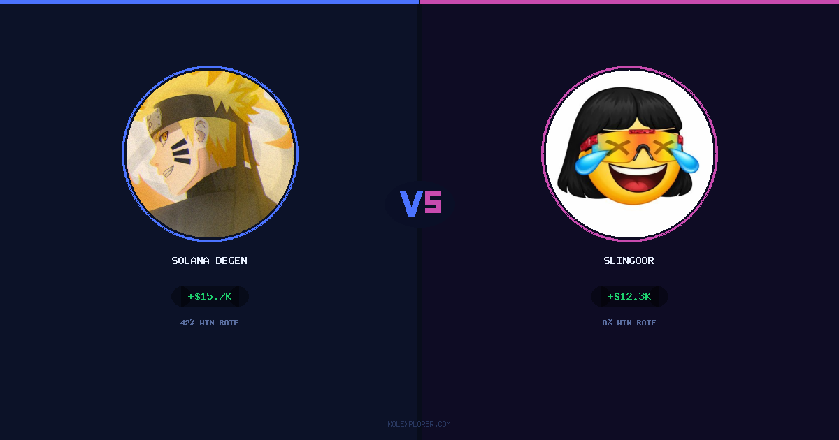 Solana degen vs Slingoor preview
