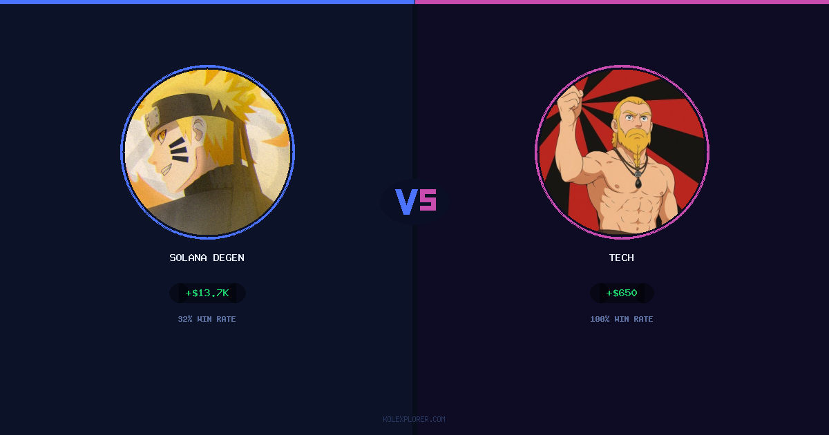 Solana degen vs Tech preview