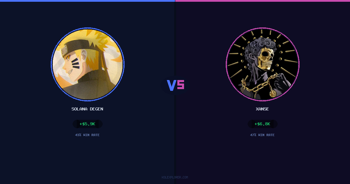 Solana degen vs Xanse preview