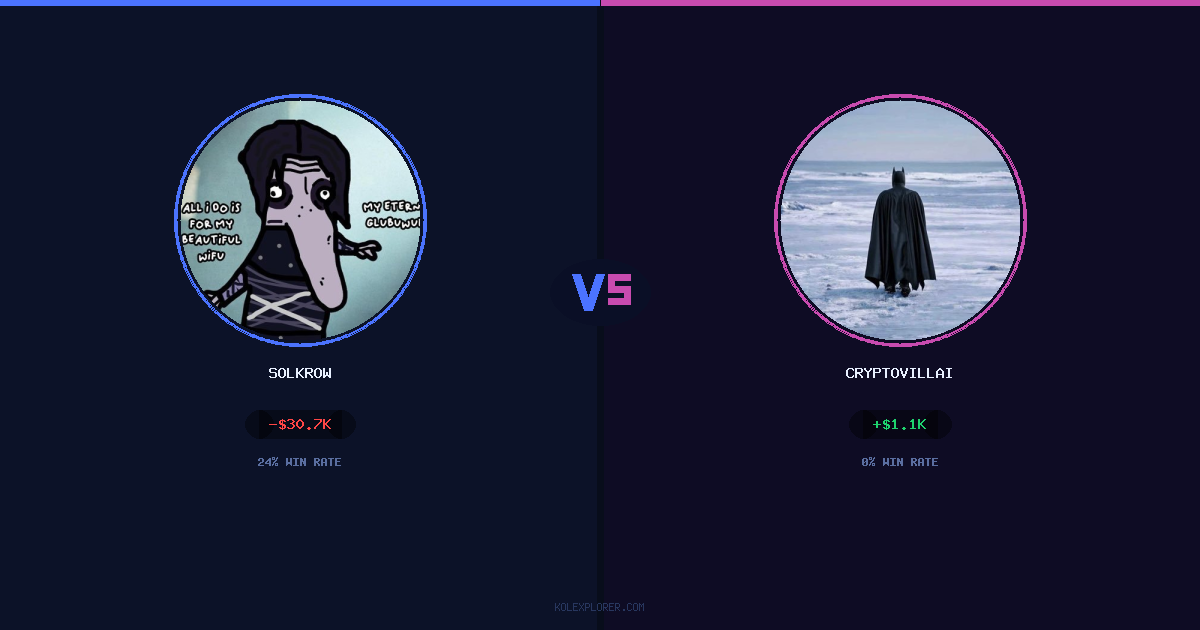 Solkrow vs Cryptovillain26 preview
