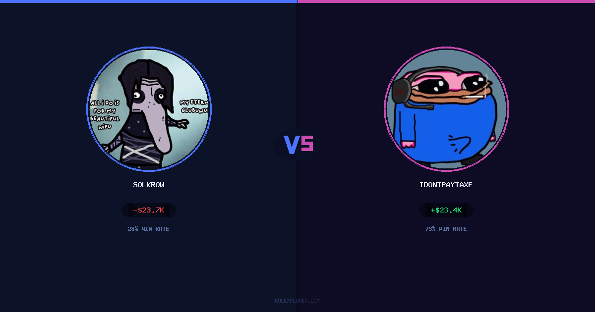 Solkrow vs IdontPayTaxes preview