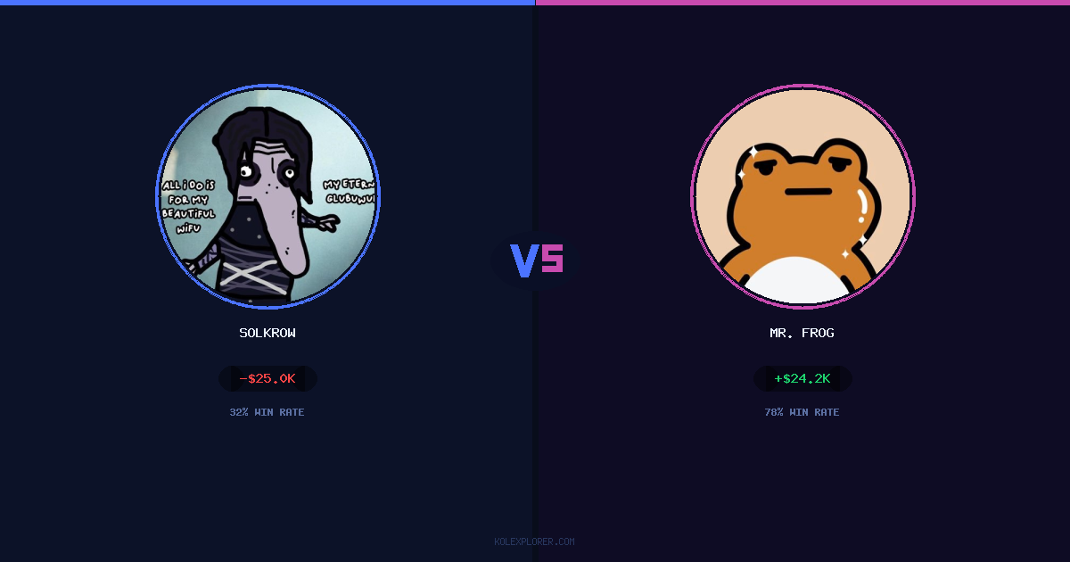 Solkrow vs Mr. Frog preview