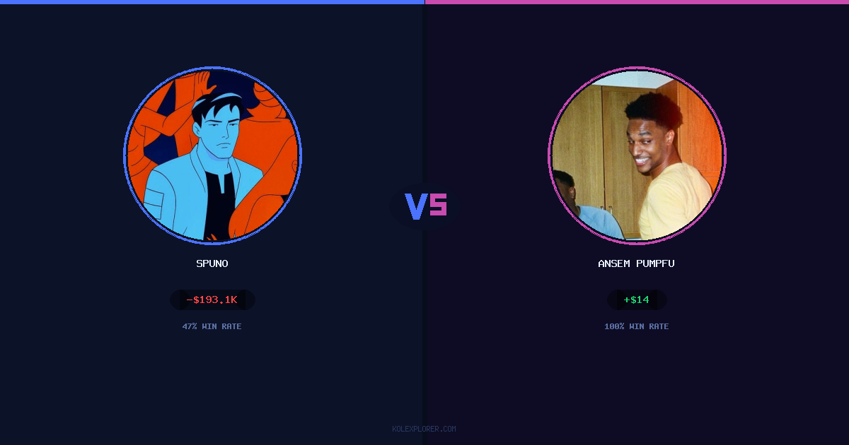 Spuno vs Ansem Pumpfun preview