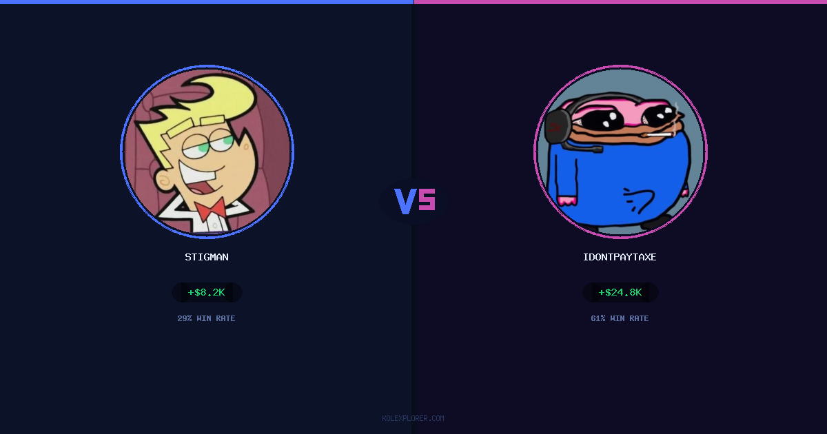 Stigman vs IdontPayTaxes preview