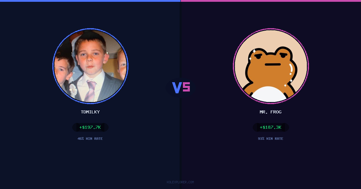 Tdmilky vs Mr. Frog preview