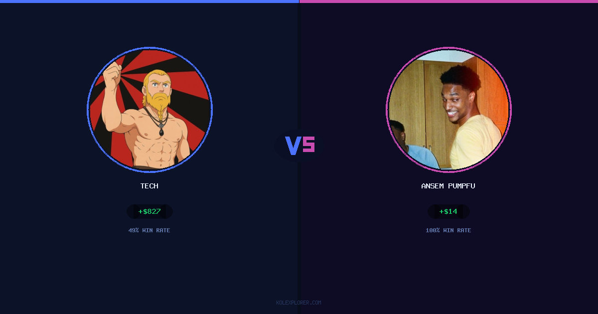 Tech vs Ansem Pumpfun preview