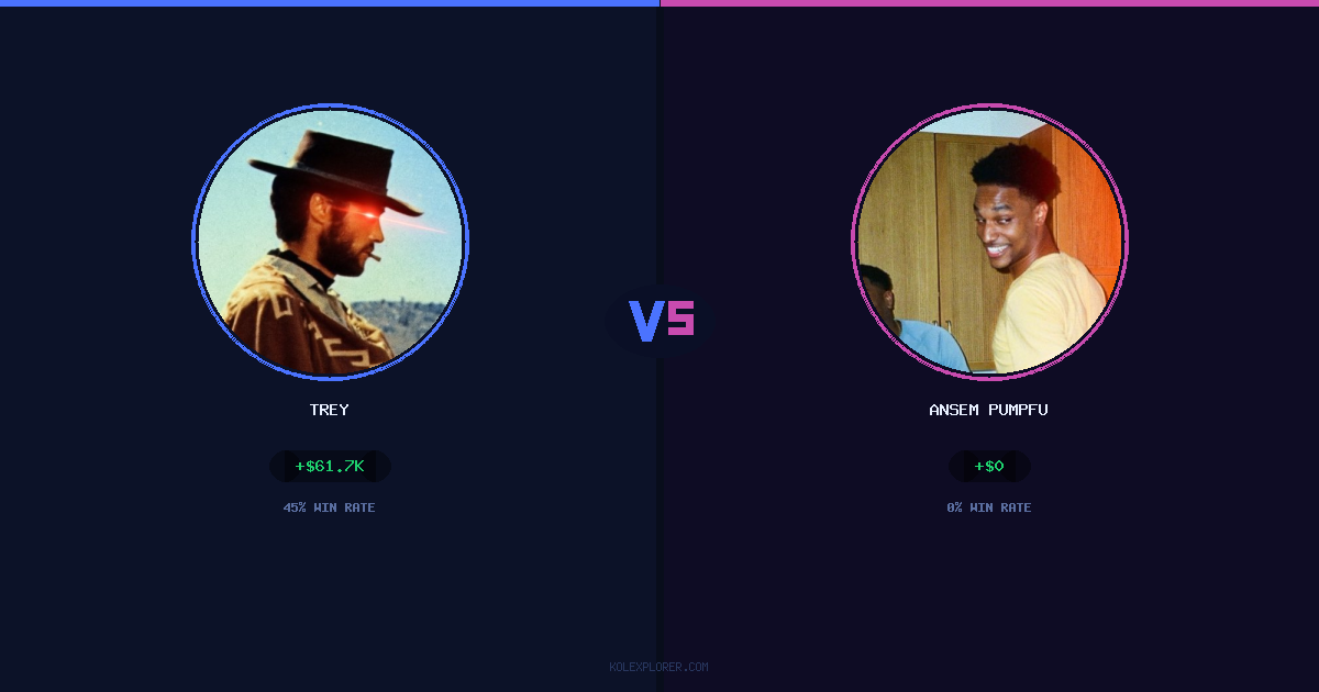 Trey vs Ansem Pumpfun preview