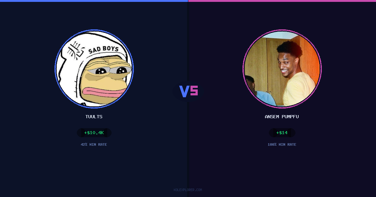 Tuults vs Ansem Pumpfun preview