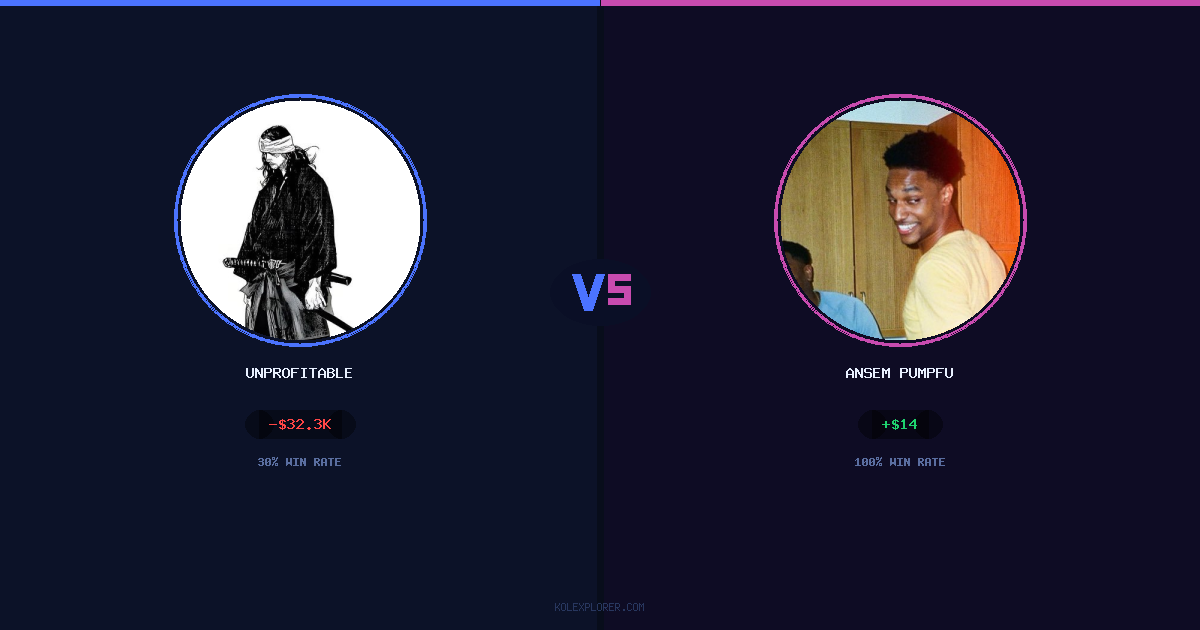 Unprofitable vs Ansem Pumpfun preview