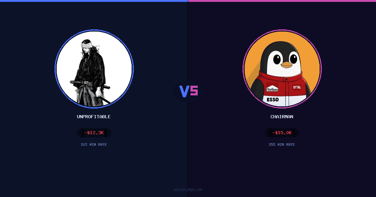 Unprofitable vs Chairman preview