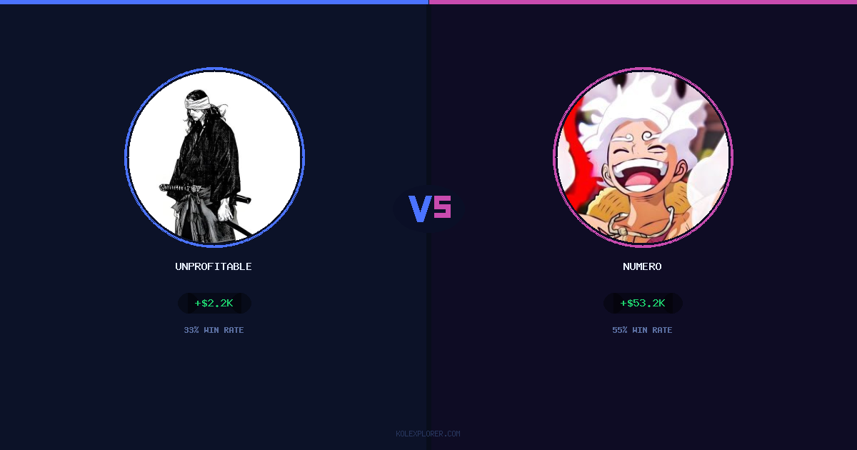 Unprofitable vs Numero preview