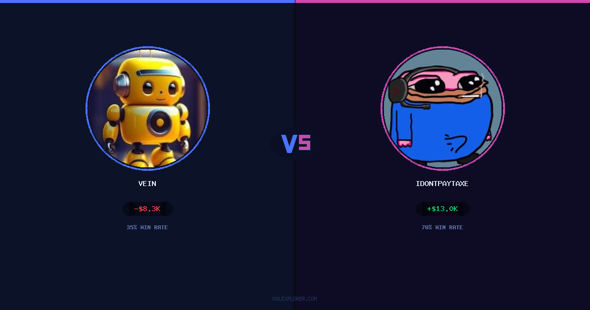 Vein vs IdontPayTaxes preview