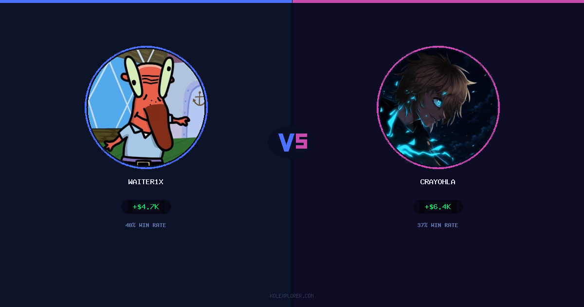 Waiter1x vs Crayohla preview