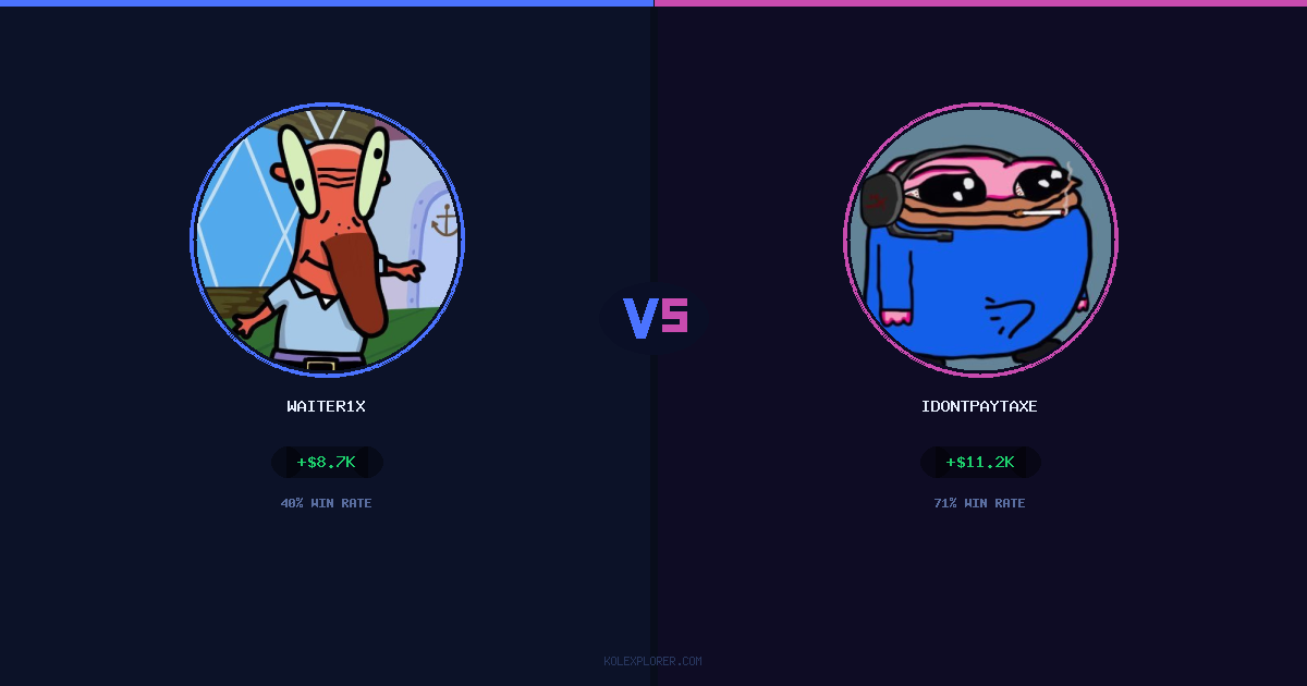Waiter1x vs IdontPayTaxes preview