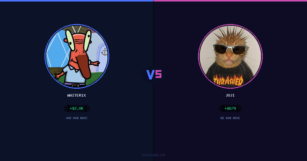 Waiter1x vs Joji preview