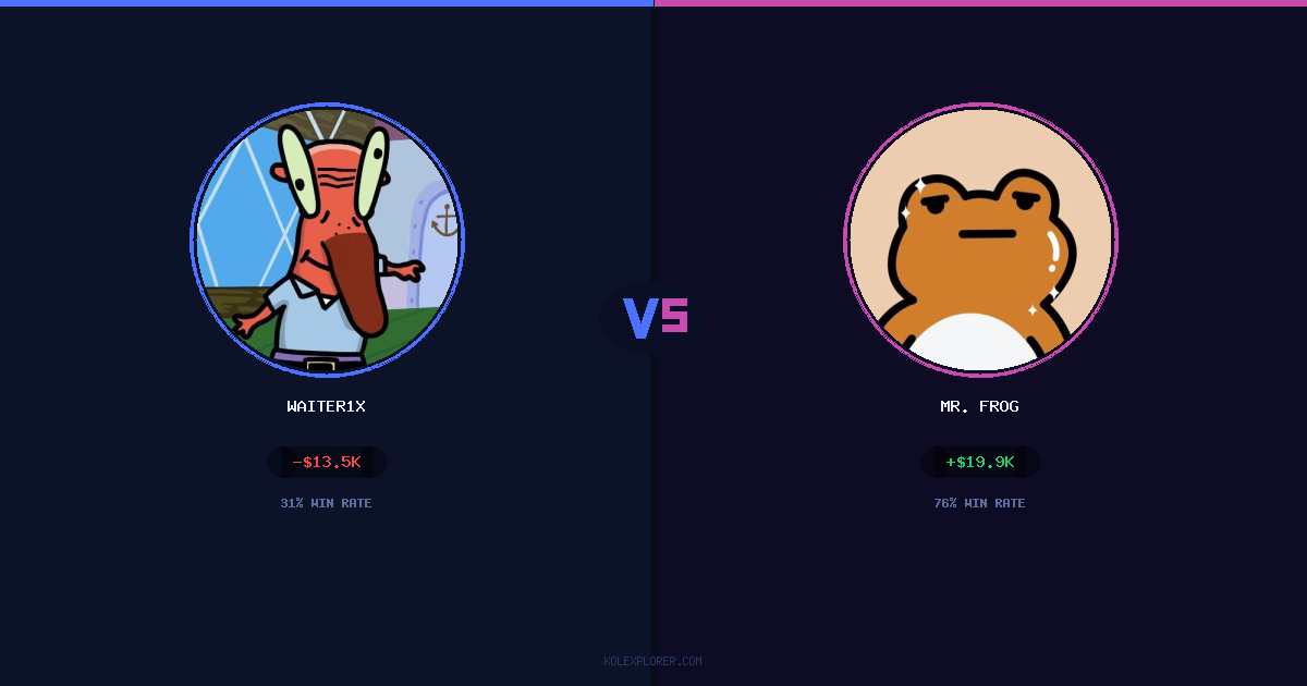 Waiter1x vs Mr. Frog preview