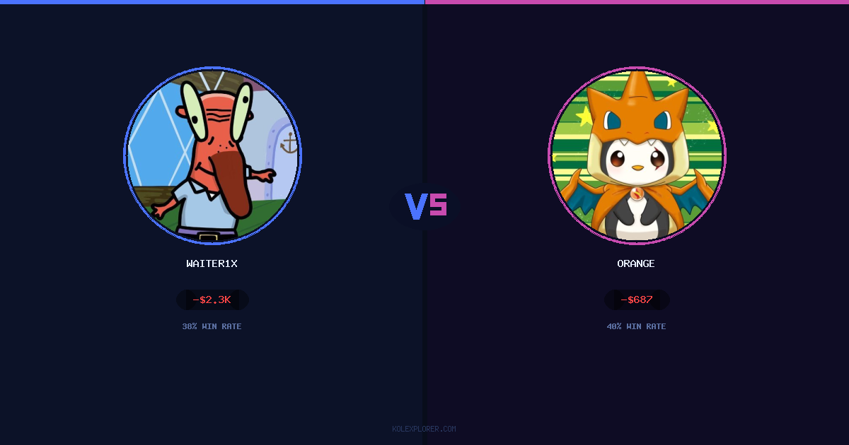 Waiter1x vs Orange preview