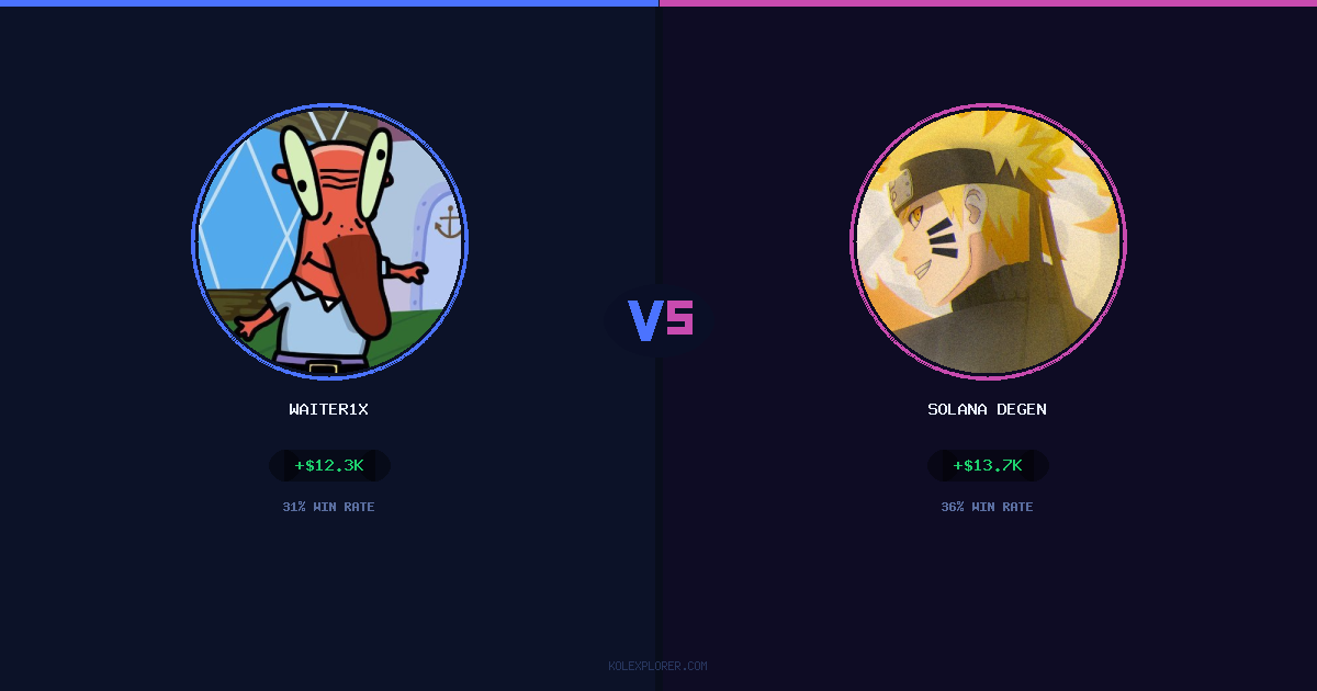 Waiter1x vs Solana degen preview