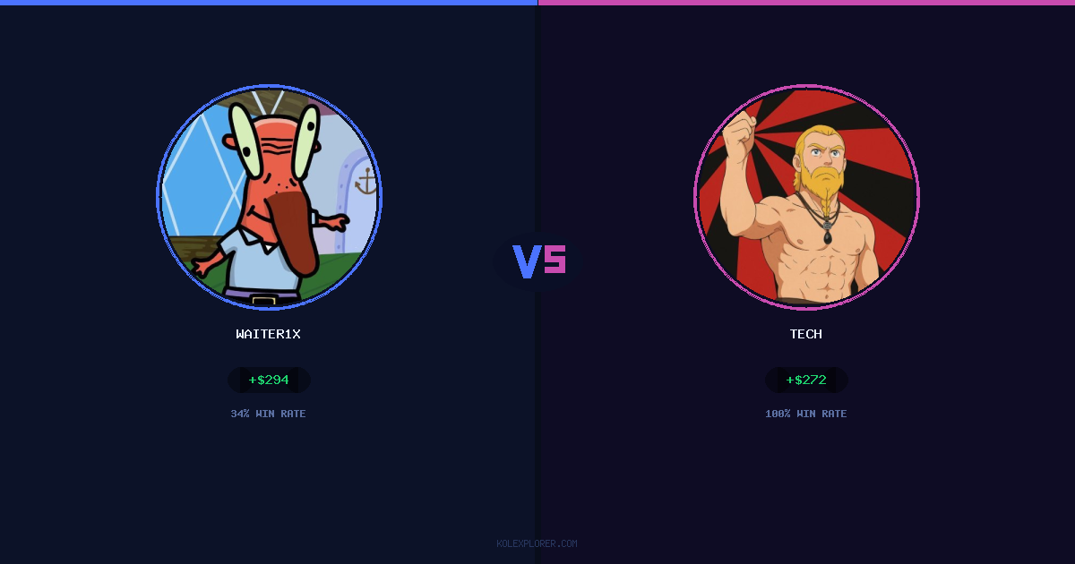 Waiter1x vs Tech preview