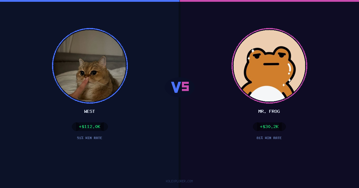 West vs Mr. Frog preview