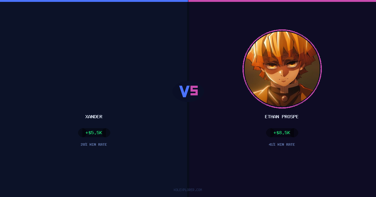 Xander vs Ethan Prosper preview