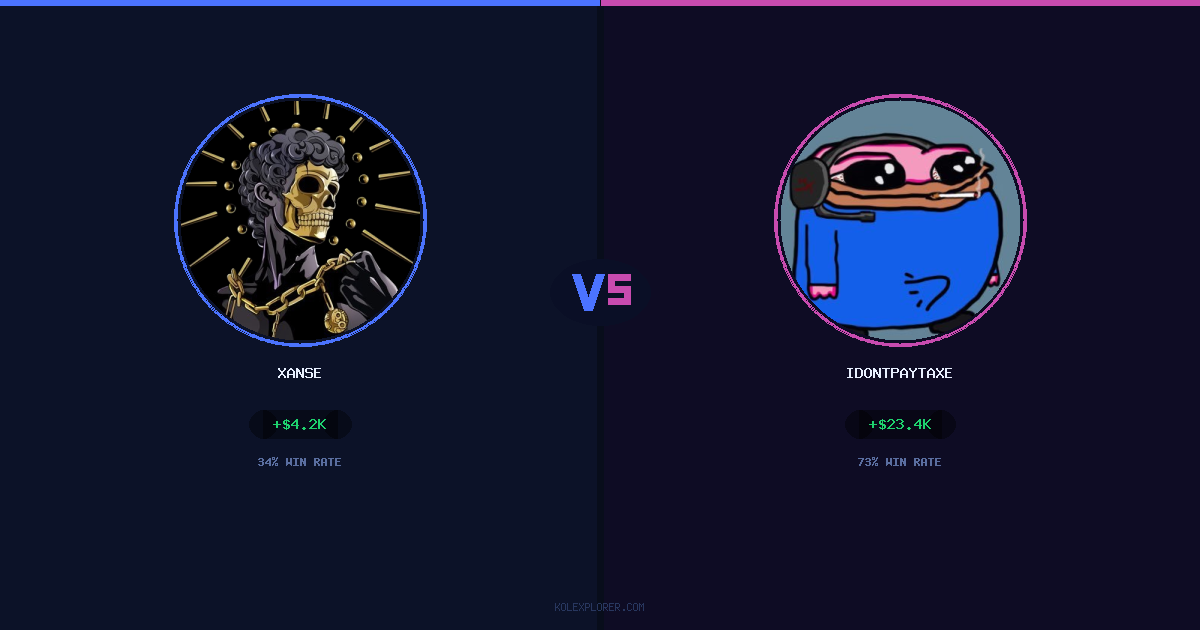 Xanse vs IdontPayTaxes preview