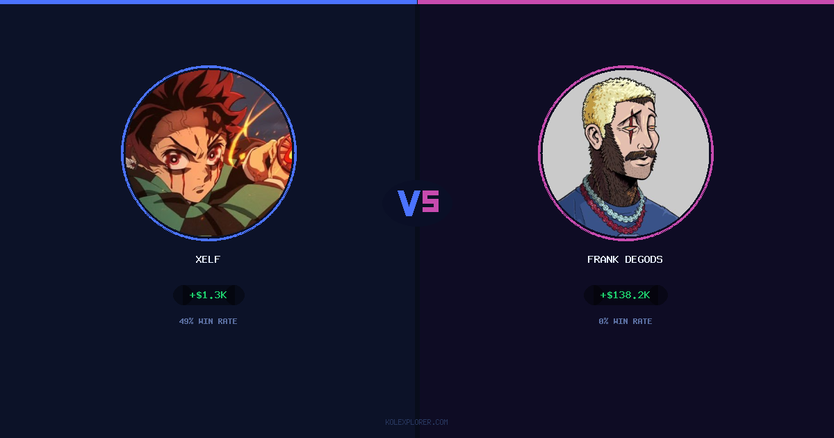 Xelf vs Frank degods preview