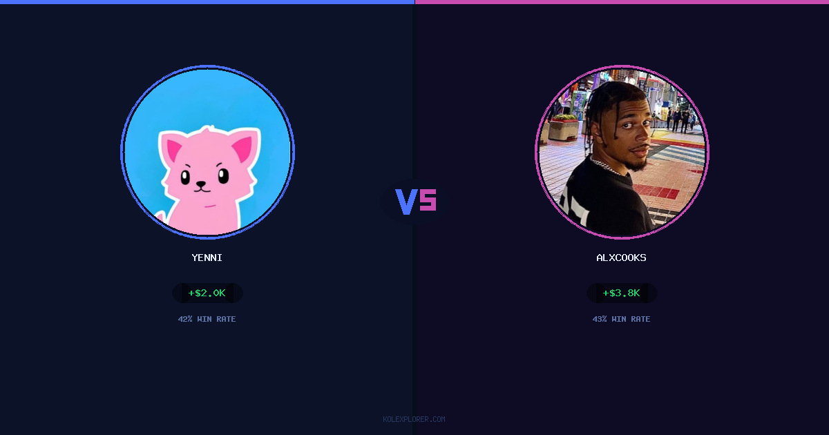 Yenni vs AlxCooks preview