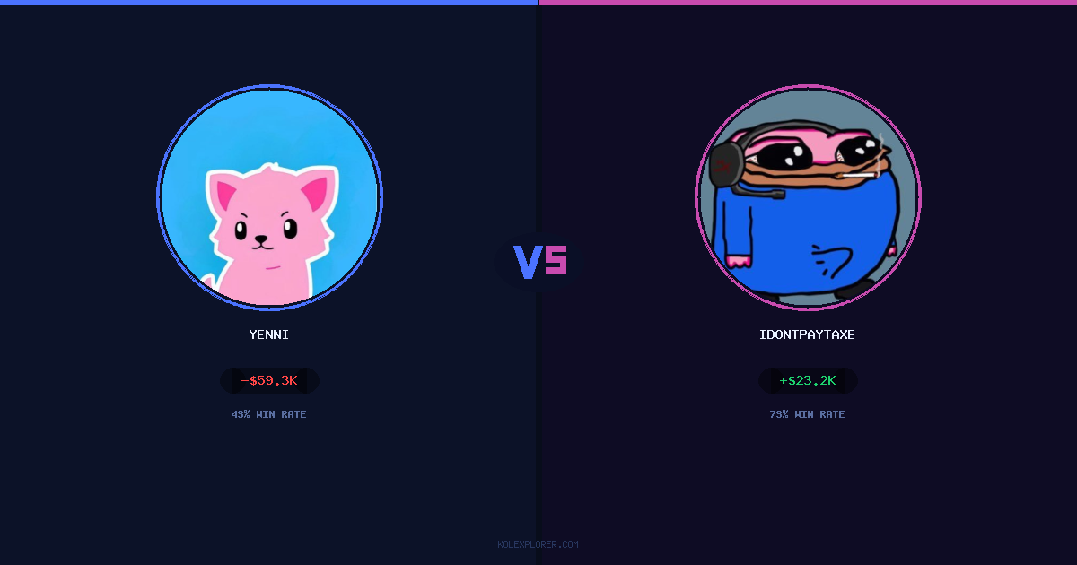 Yenni vs IdontPayTaxes preview